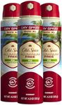 Old Spice Men's Aluminum Free Deodorant Dry Body Spray, Fiji, 24/7 Odor Protection, 4.3oz (Pack of 3)