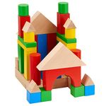 Eduedge large building blocks , set of big, sturdy, colourful wooden blocks gives ample of opportunities to make different models . Enhances creativity , imagination, co-ordination. Develops cognitive skill, mathematical skill and social skill. Wooden learning toy suggested for children above 3 years of age.