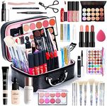 VolksRose Makeup Kit for Women Full Kit, Multipurpose All in One Makeup Gift Set with Eyeshadow Palette Lipstick Concealer Blush Mascara Eyeliner Face Powder Lipgloss Brush