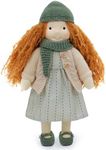 BlissfulPixie Waldorf Doll Handmade Rag Doll - Personalized Collectors Plush Doll for Kids Birthday Present with Beautiful Present Box-Cook 12"