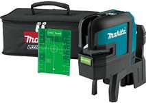 Makita CXT 12V Max 4 Point Cross Line Laser, Green