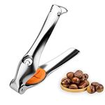 Chestnut Cutter Stainless Steel, TJ POP Chestnut Cracker Tool, New Design Chestnut Quick Opener, Chestnut Peeler, Multifunctional Walnut Nut Cracker with Bottle Opener