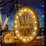 LED Bike lights Front and Back (1 Tire) Best Specialized Mountain Bike Accessories for Adult Bikes Bicycle Lights Night Riding Wheelchair Cycling Accessories Luces para Bicicleta Accessorios Bicicleta