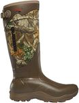 LaCrosse Men’s Alpha Agility 17” Insulated Hunting and Work Boots for Men - Natural Rubber Construction with Traction Agility Outsole & EVA Footbed, Realtree Edge - 9 M