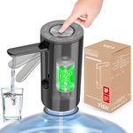 Water Jug Pump Dispenser 5-Gallon: YISH Electric Water Bottle Dispenser,1400mAh USB Rechargeable，Automatic Universal Water Pump Dispenser Five gal