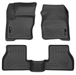 Husky Liners Custom Fit WeatherBeater Molded Front and Second Seat Floor Liner Set for Select Ford Focus Models (Black)