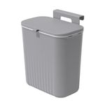 MAPPLE CREATION Trash Can with Lid, Detachable Compost Bin, Small Countertop Wall-Mount Kitchen Food Waste Bin, Hanging Garbage Can for Cabinet, Under Sink, Bathroom, Car Trash Bin