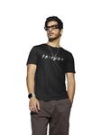 Bewakoof Men's Friends 100% Cotton T-Shirt - Regular Fit, Round Neck, Half Sleeves