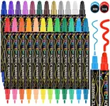 Betem 24 Colors Dual Tip Acrylic Pa