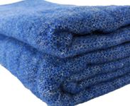 Biddy Murphy, 100% Irish Wool Blanket, Large King Size 90" x 109" Inches, Traditional Style, Heirloom Quality, Warm, Soft Lambs Wool, Woven in Co. Kerry Ireland, Imported, Blue