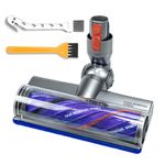 Upgrade Anti-Tangle Replacement Head for Dyson V7 V8 V10 V11 V15 Vacuum Cleaner, High Torque Motorhead with LED Light Compatible with Dyson SV10 SV11 SV12 SV14 for Cleaning Hardwood Floors & Carpets