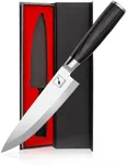 imarku Chef Knife 8-Inch Pro Japanese Kitchen Knife 7Cr17MoV High-Carbon Stainless Steel Paring Knife Ergonomic Handle Rasor Sharp Single-Bevel Edge Professional Gift for Women and Men