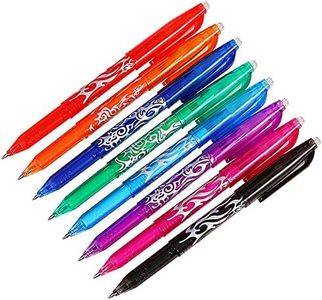 Erasable Gel Pens,Geli 8 Pack Heat Erase Pens with 8 Pack Pen Refill,0.5mm Bullet Tip for Writing Drawing Painting