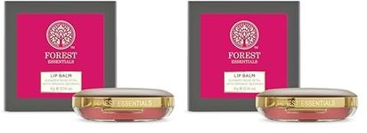 Forest Essentials Luscious Lip Balm Sugared Rose Petal | Ideal for Moisturizing Dry & Chapped Lips | Natural Lip Balm To Soften & Moisturize Lips With Glossy Finish | For Men & Women | 4 g (Pack of 2)