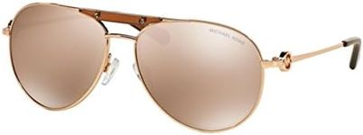 Michael Kors MK5001 1003R1 Pink Gold Zanzibar Aviator Sunglasses Lens Category