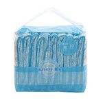 Littleforbig Printed Adult Diapers 10 Pieces - Nursery Blue M
