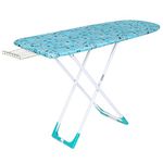 FLIPZON Premium Wooden Turbo Ironing Board/Table with Iron Holder, Foldable & Adjustable (122 x 47cm) (Green)