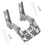 SPARES2GO Integrated Door Hinges Fits Hettich Type Fridge Freezer Set (Left & Right Hinges with Codes: 3306 3702 3307 3703 5.0 41.5)