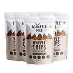 Waffle Mill - Waffle Chips - Milk Choco Drizzle - Pack of 4-340Gm