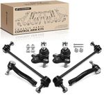 A-Premium Set of 6, Front Sway Bar Link, Lower Ball Joint, Outer Tie Rod End, Compatible with Toyota Corolla 2003 2004 2005 2006 2007 2008