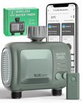 Zefinot WiFi Water Timer for Garden Hose - 2 Zone Hose Timers for Watering, 2 Watering Patterns, Smart Sprinkler Timer System, Irrigation Timer Compatible with Alexa and Google