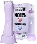 BALLS V3 The Archibald - Bikini Trimmer for Women for Pubic Hair & Body - No Cuts, 100% Waterproof, Cordless - Mauve - Shaver for Intimate Areas