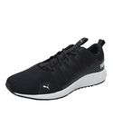 Puma Men's Shore Walking Shoe, Black White, 9
