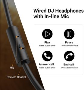 OneOdio Wired Over Ear Headphones – Red