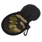 MECCANIXITY Golf Ball Cleaner Portable Pouch Pocket Washer Bag with Clips, Camouflage