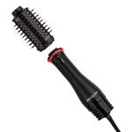 Revlon One-Step Volumiser Plus (Patented Detachable Head, Ceramic Titanium Barrel, Nylon Styling Bristles with Activated Charcoal Pins, Tourmaline Ionic Technology), RVDR5298UK