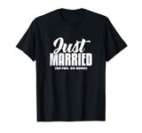 Just Married Wedding Newlywed Husband Wife Couples Matching T-Shirt