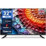 TeeView 32 inch Full HD/FHD 1080P Smart TV Tizen OS TV with Netflix Disney+ Gaming Hub Dolby Audio, Made in the UK