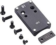 XIECHENG Red Dot Sight Mount Plate for Colt 1911 Standard