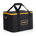 VTOMAN Carrying Case Bag for Portable Power Station 600X, Black (600X Not Included)