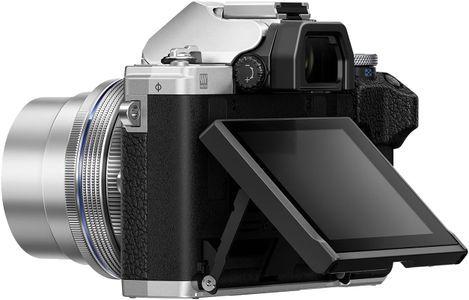 Olympus OM-D E-M10 Mark IV Mirrorless Camera Kit, Silver