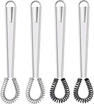 4 Pieces Egg Beater Stainless Steel