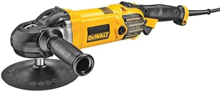 DEWALT Buffer Polisher, 7-in-9-in, 12 amp, Variable Speed Dial 0-3,500 RPM’s, Corded (DWP849X)