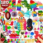 120 Pack Fidget Toys Set,Pop Sensor