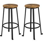 Metal And Wood Counter Height Stools