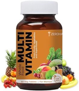 ZEROHARM Whole Food Multivitamin | Women Multivitamin & Multimineral | Vitamin A, C, D, Folic acid, Biotin | Iron, Magnesium, Zinc, Potassium | Skin, energy & immunity, mood & bones