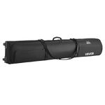 VEVOR Ski Roller Bag, Up to 68.9 in/175 cm, Padded Snowboard Bag with Wheels for Air Travel, 600D Waterproof Oxford Fabric, with Adjustable Straps, for Skis Poles Goggles Gloves Helmet Boots (Black)