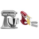 KitchenAid Ultra Power Plus Series 4.5-Qt Stand Mixer (KSM96CU) + KitchenAid 3-Piece Pasta Roller & Cutter Set (KSMPRA)