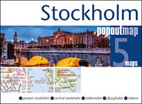 Stockholm PopOut Map: Handy, pocket size, pop-up map of Stockholm (PopOut Maps)