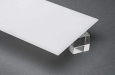 Saifee - Acrylic Sheet White 0.40 Translucent Imported Grade - DIY Projects - 5 mm Sheet (12" x 18" x 1Pc)