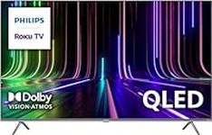 Philips Roku TV 50" 4K QLED Ultra HD Dolby Vision HDR 7800 Series Smart TV (50PUL7823/F6), Alexa Compatible, Dolby Atmos