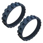 Bouge 2 Pack Tires for IROBOT ROOMBA Wheels Series 500, 600, 700, 800 and 900 Anti-Slip, Replacement for All IROBOT roomba Models