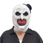 ACBAGI Clown Masks Halloween Mask Costume Scary Halloween Masks Terrifier Mask Halloween Joker Mask Party Cosplay mask for adults (scary style 2)