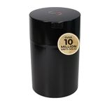 Tightpac America Coffeevac 1 Pound Vacuum Sealed Storage Container, Solid Black Body/Cap