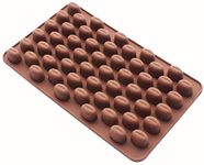 First Try 55 Cavity Melting Chocolate Silicone Molds Shapes DIY Gift Mini Coffee Cocoa Moulds for Cake Candy Jelly Ice Cube (Coffee Bin)