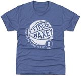 500 LEVEL Tyrese Maxey Youth Shirt (Kids Shirt, 8Y Medium, Tri Royal) - Tyrese Maxey Philadelphia Basketball WHT